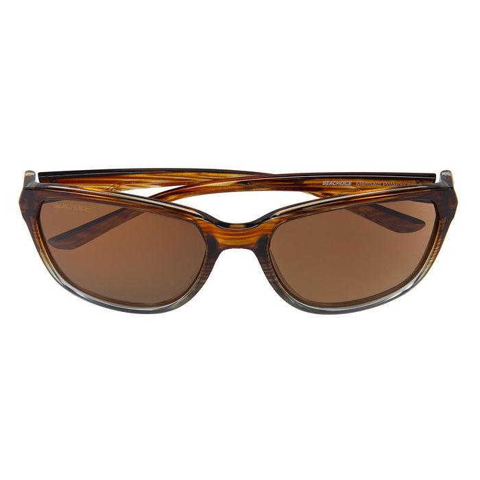 Seachoice YP120466000000 98834 "Mermaid" Polarized Ladies' Sunglasses, Frame: Sandstone Blue Fade, Lens: Amber