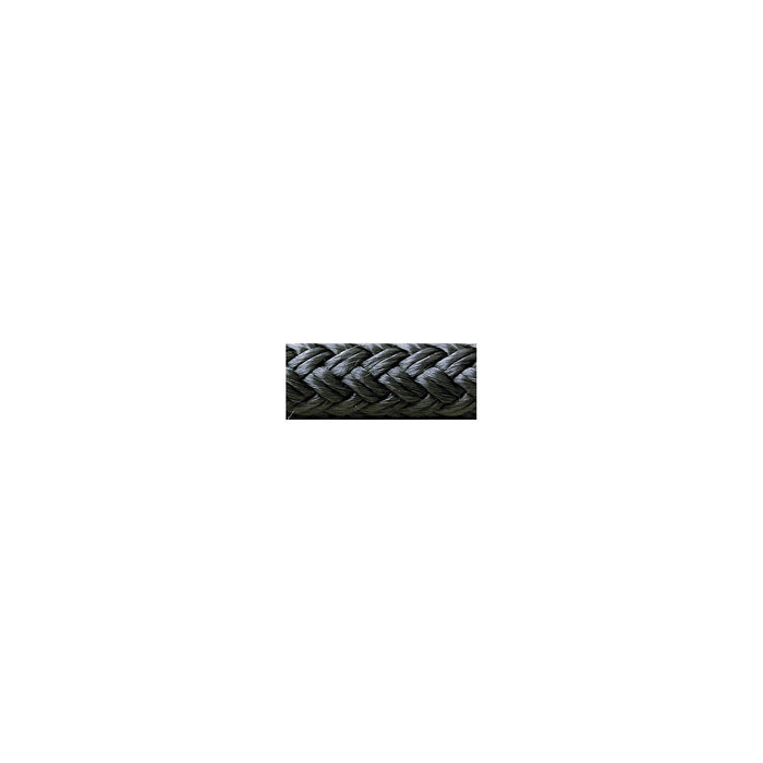 Seachoice Double-Braid Nylon Dock Line w/ Eye Splice, Pre-Shrunk, Heat Stabilized, 5/8 In. X 35 Ft., Black