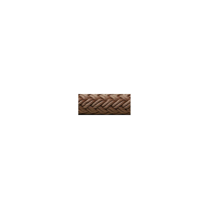 Seachoice Double-Braid Nylon Dock Line w/ Eye Splice, Pre-Shrunk, Heat Stabilized, 1/2 In. X 25 Ft., Burgundy