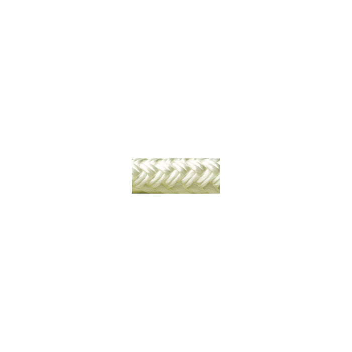 Seachoice Double Braid Nylon Dock Line, White, 5/8 in. X 35 Ft., 15 in. Eye Splice, Pre-Shrunk, Heat Stabilized