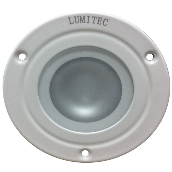 Lumitec Shadow - Flush Mount Down Light - White Finish - 3-Color Red/Blue Non-Dimming with White Dimming