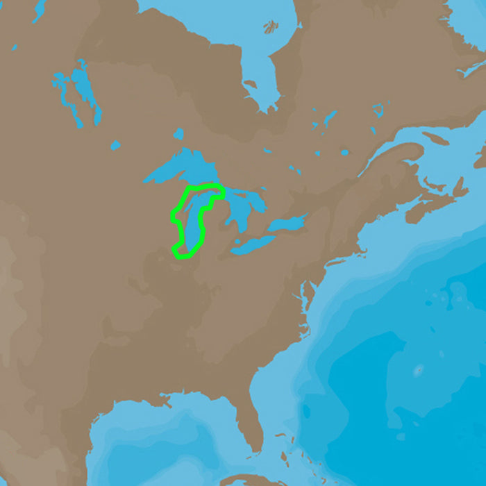 C-MAP M-NA-D931-MS 4D NA-D931 Lake Michigan