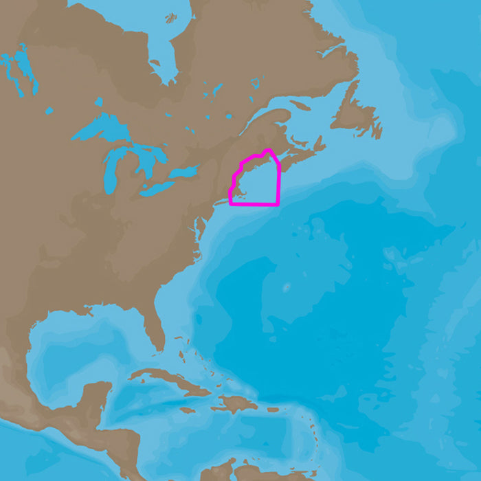 C-MAP M-NA-D939-MS 4D NA-D939 Passamaquoddy Bay to Block Island