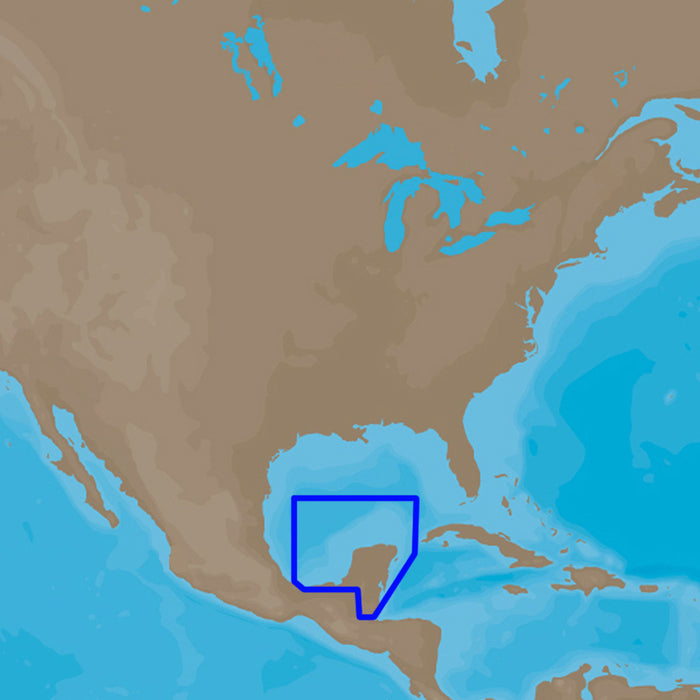C-MAP M-NA-D947-MS 4D NA-947 Coatzacoalcos, MX to Honduras Bay, GT