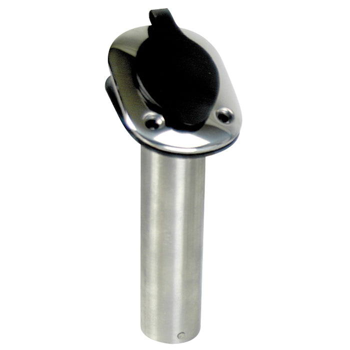 Whitecap S-0096B 30Â° Flush Mount Rod Holder 304 Stainless Steel 9-1/4"