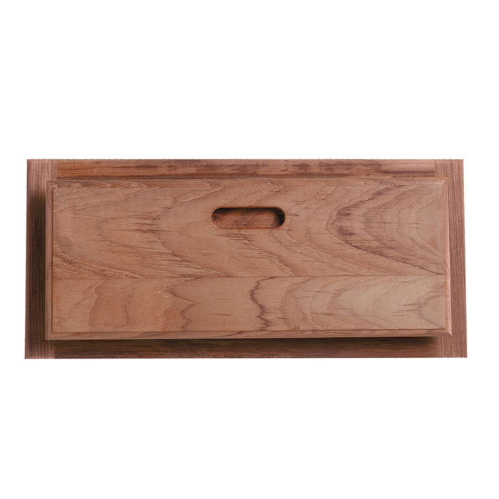 Frente y marco de cajón/puerta de teca Whitecap - 53 cm de ancho x 23 cm de alto