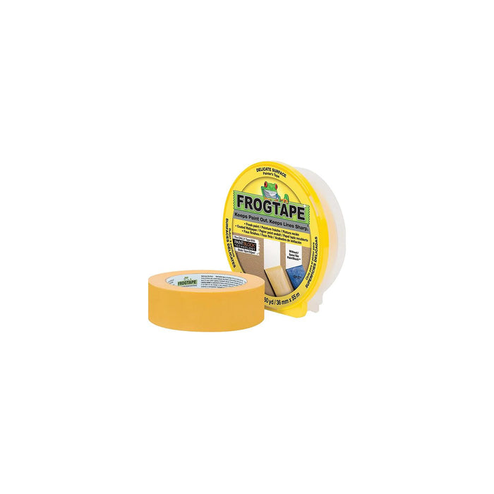 Shurtape 217143 CF160 Frogtape Delicate Surface Tape, 1-1/2" x 180', Yellow