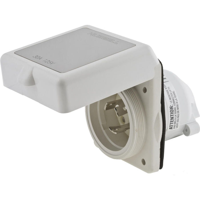 Hubbell HBL504NM 50A 125/250 Volt Shore Power Inlet