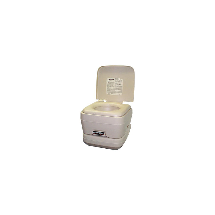 Dometic 9108552675 2.5 Gallon Adult Size SaniPottie 962 Portable Toilet w/, Bellows Flush