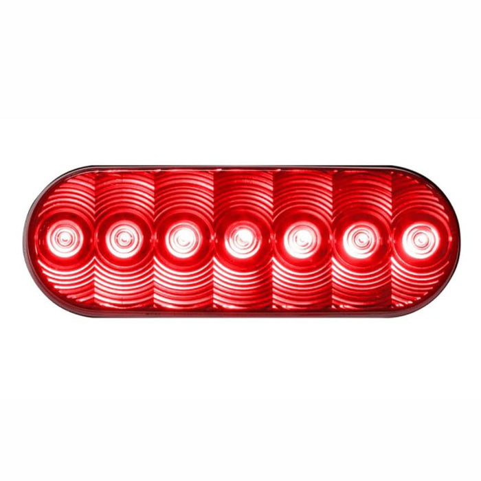 Anderson V821KR-7 LED Grommet Mt Oval Stop, Turn & Tail Light Kit