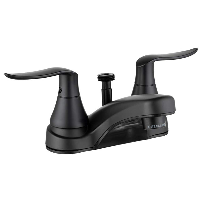 Dura Faucet DF-PL720LH-MB Elegant Lavatory Faucet W/ Diverter, Matte Black
