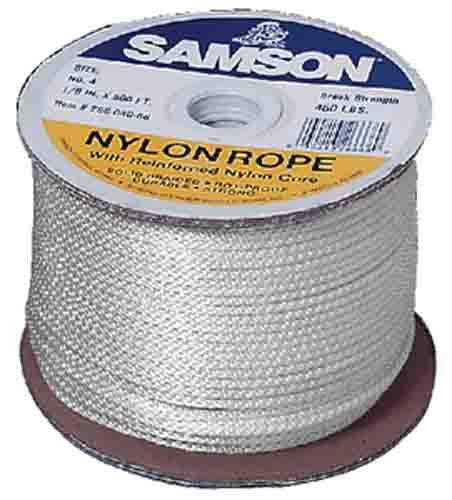 Samson Rope 019 024 005 030 Solid Braid Nylon 3/8 X 500'