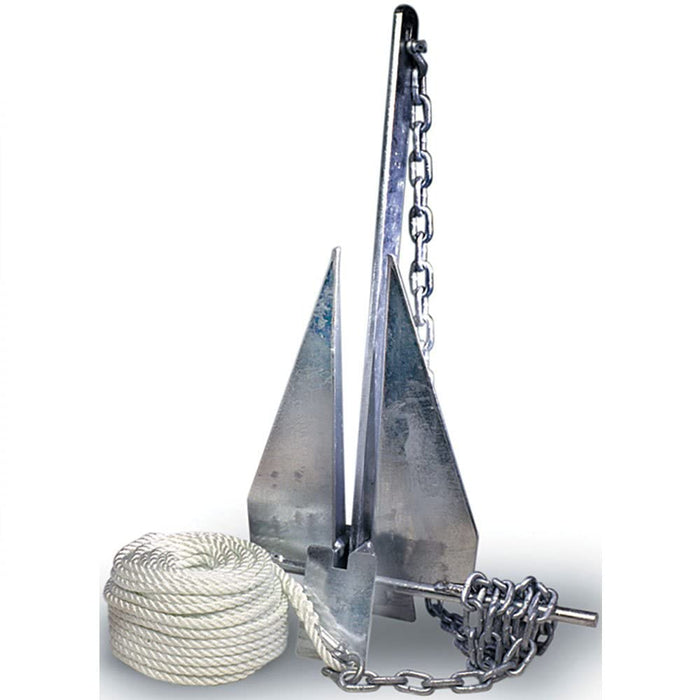 Tie Down Engineering 95100 Super Hooker Anchor Kit Includes Anchor, Anchor Line, Chain & (2) Shackles