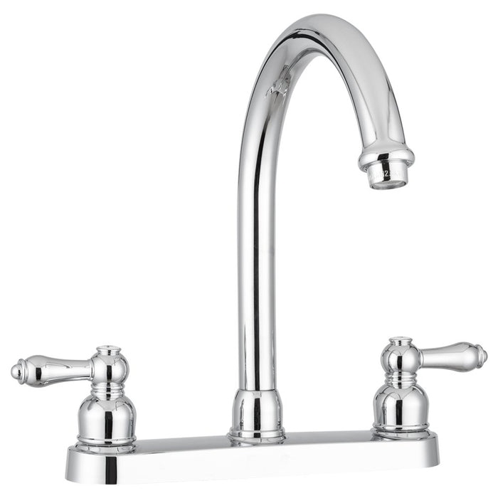 Dura Faucet DF-PK340L-CP Non-Metallic Hi-Rise Kitchen Faucet, Chrome