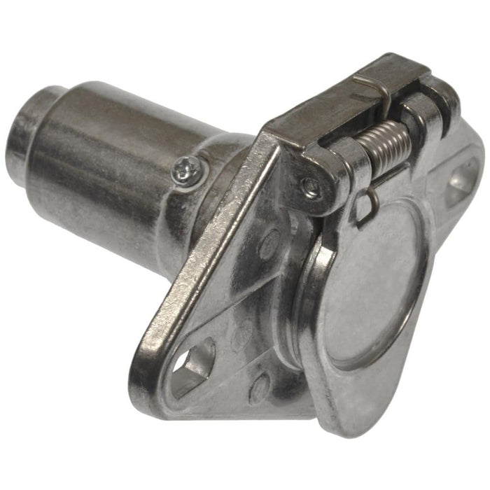 Pollak 6P-101V 6-Pole Round Connector Metal Vehicle End W/ Concealed Terminals