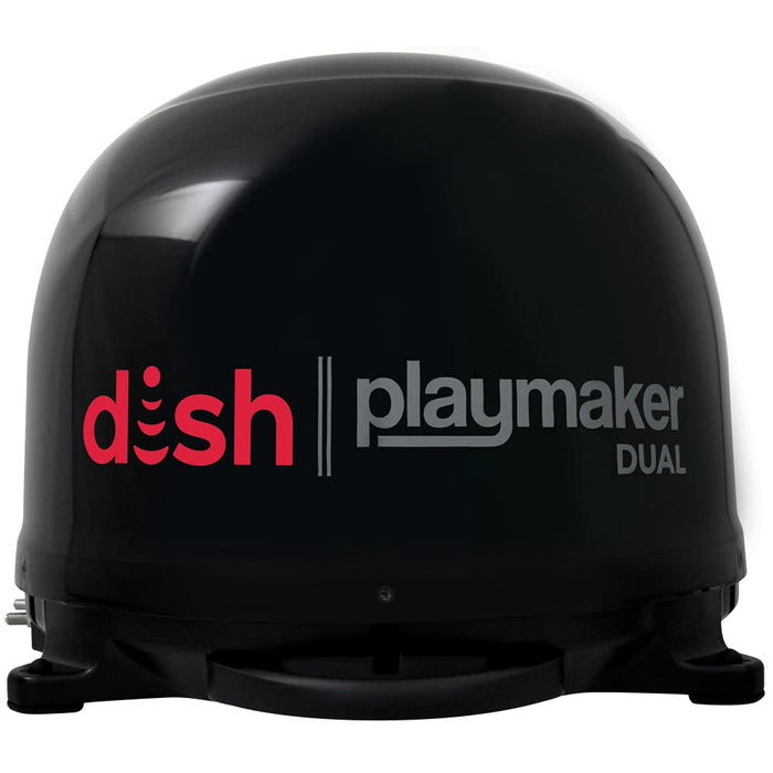 Winegard Co. PL-8035 Winegard Black Dish Playmaker Dual Portable Satellite RV TV, Antenna w/o Receiver