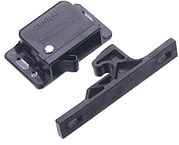 Teak Isle 264-29218 Grab Catch - Spring-Loaded, Over-Center Action, Black