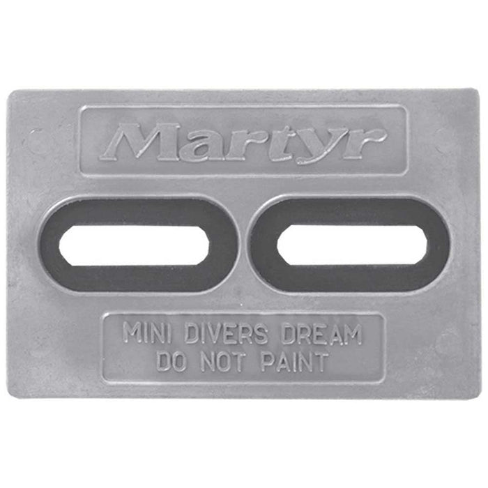 Martyr CMDIVERMINIM Hull Anode 6" x 4" x 1/2", Magnesium