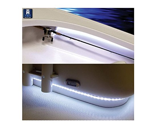 TH Marine LED-SMSLC-6WT T-H Marine Flat Rope Light Mounting Channel 6'
