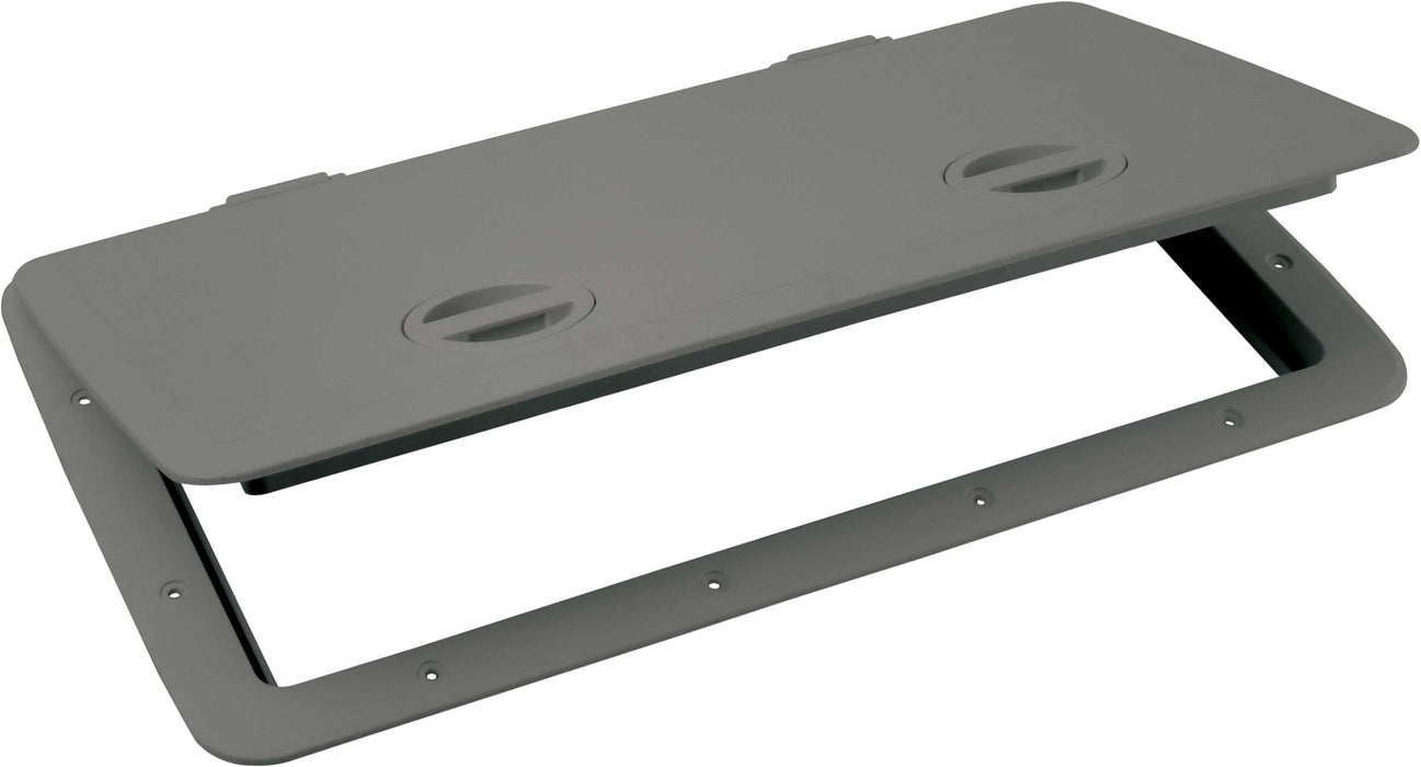 Tempress 44533 1323 Access Hatch w/Cam Latch, Dark Grey