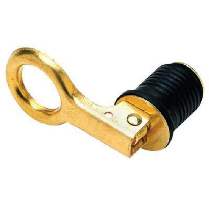 Seachoice 50-18821 Brass Drain Plug, 1 Snap
