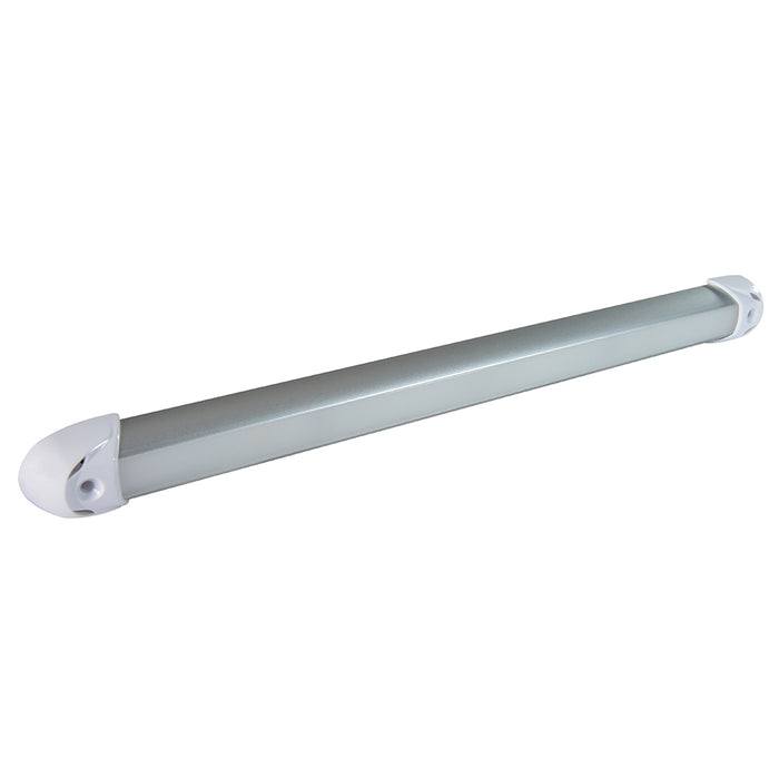 Luz Lumitec Rail2 de 12" - 3 colores azul/rojo sin atenuación con atenuación blanca