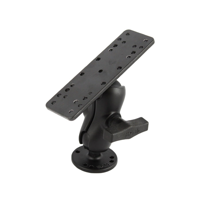 Soporte de cardán de brazo corto para electrónica marina con montaje RAM