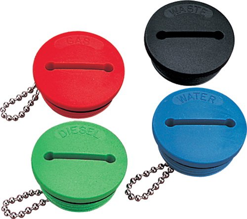 Sea Dog 357018-1 Deck Fill Cap-Black (Waste)
