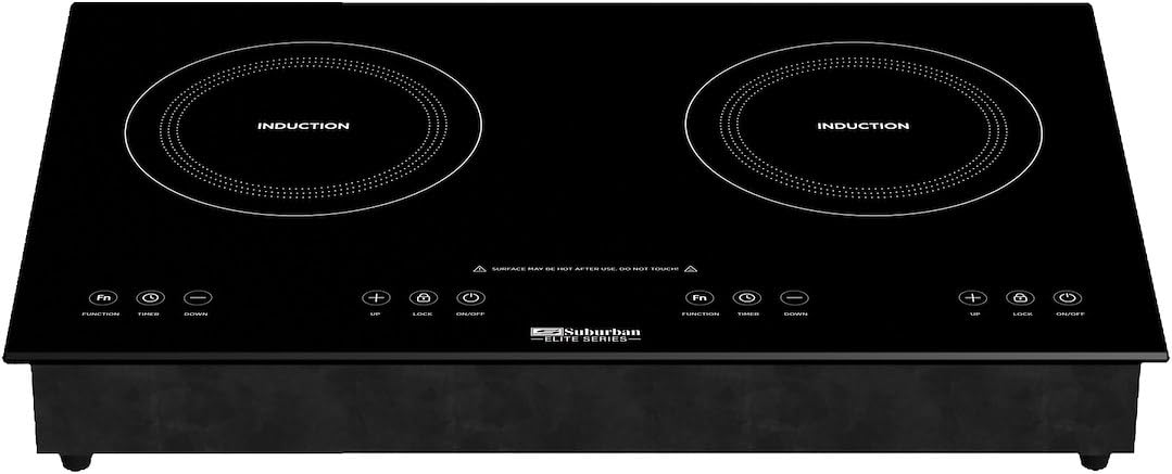 Suburban Mfg 3309A Suburban Elite Series Induction Cooktop, Double Element