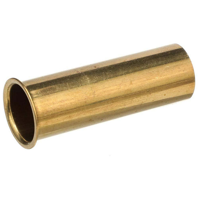 Seachoice 19111 Brass Drain Tube, 6 in. Long, 1 in. ID, 90-Degree Flange One End