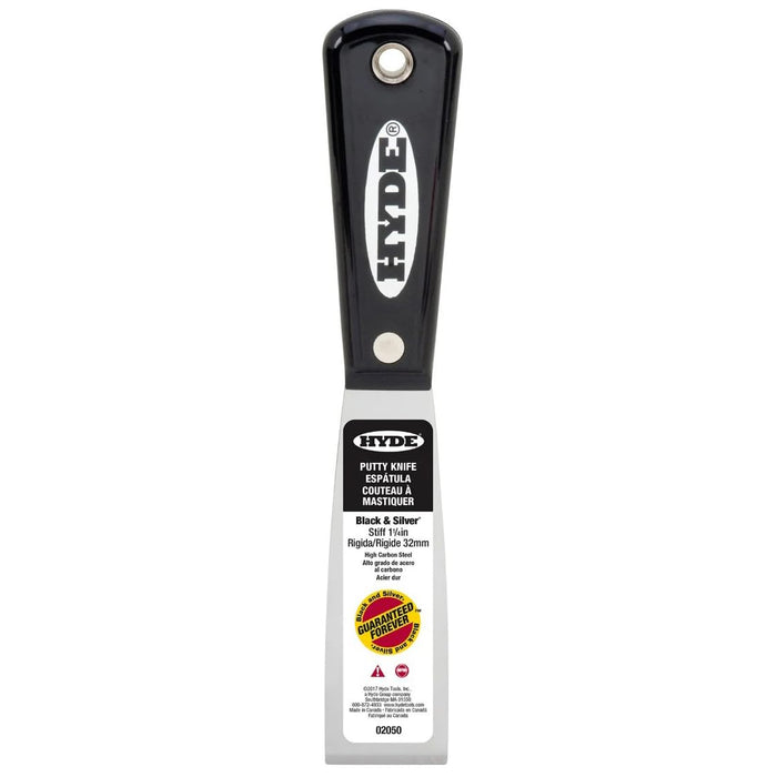 Hyde Tools 2050 Black & Silver Putty Knife