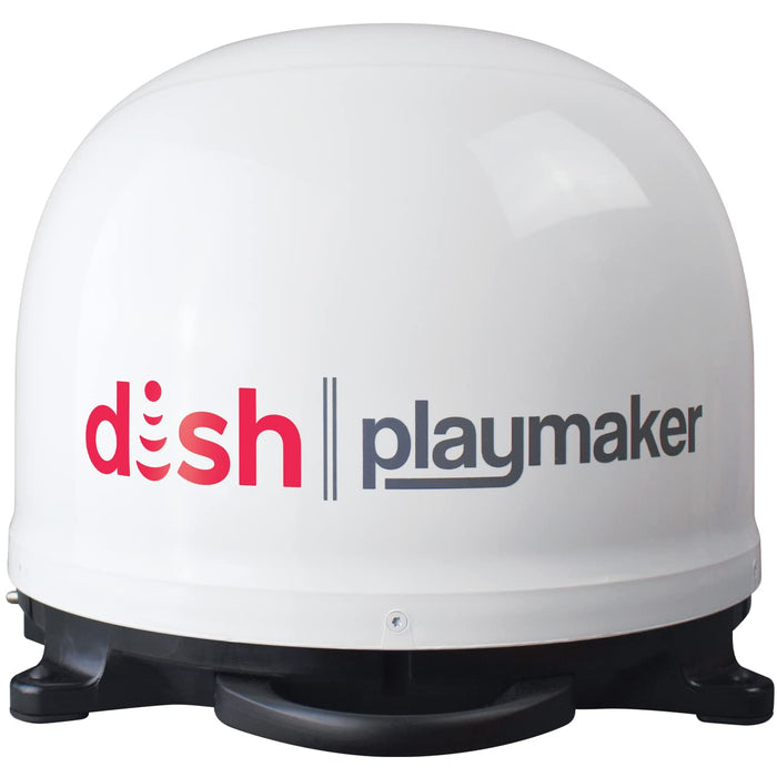 Winegard Co. PL-7000 Winegard White Dish Playmaker Portable Satellite RV TV, Antenna w/o Receiver