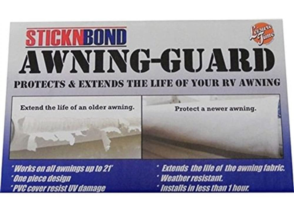 Leisure Time 60099 White 8" x 21' RV Awning Guard