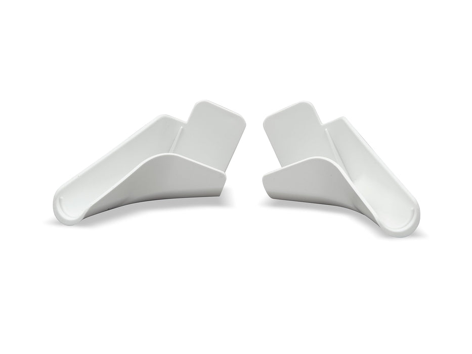 B&B Molders 94170 Rain Gutter Spout, Mid-Sized, Polar White