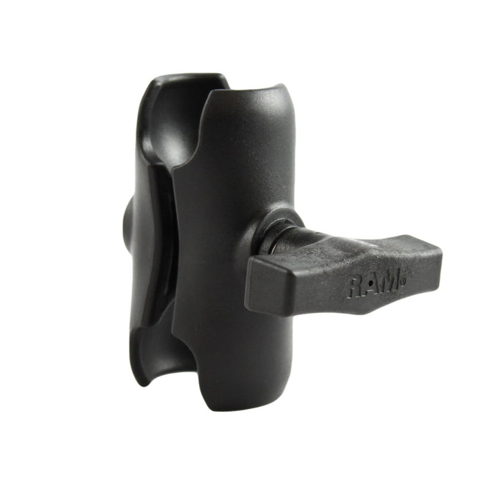 Brazo corto de doble casquillo compuesto para montaje RAM con base esférica de 1,5"
