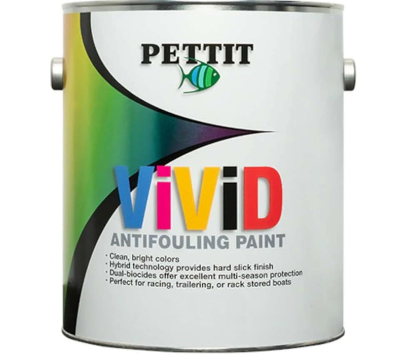 Pettit 1126108 Vivid Antifouling Paint, Blue Qt.
