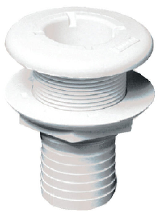 Forespar 906030 CF253 Marelon Hose Tailpipe Mushroom Head Thru Hull w/Nut, White
