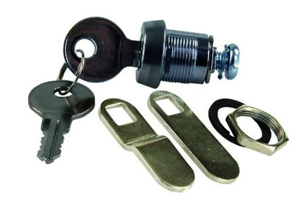 JR Products 155 Deluxe Compartment Door Key Lock, 5/8"