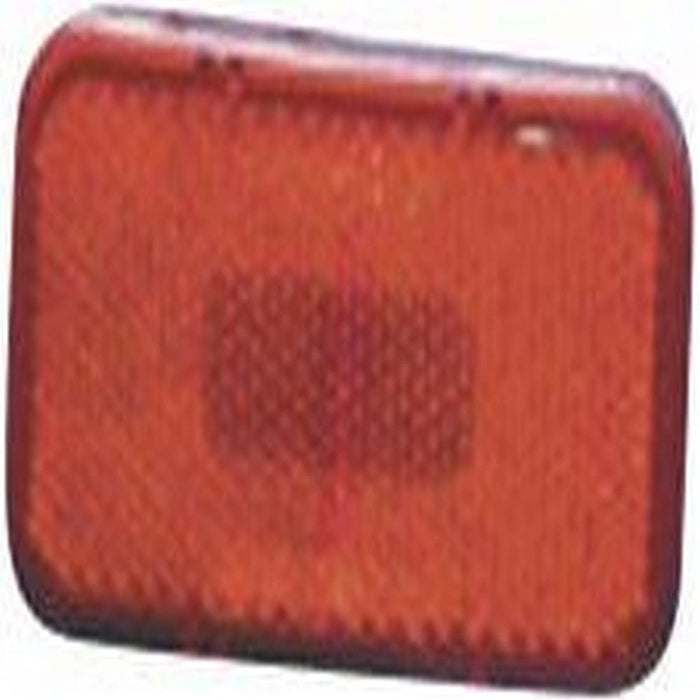 Fasteners Unlimited CMD-89-237R Red Polycarbonate Lens, Size:3-7/8" x 1-7/8" x 5/8"