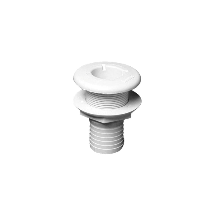 Forespar 906024 CF253 Marelon Hose Tailpipe Mushroom Head Thru Hull w/Nut, White