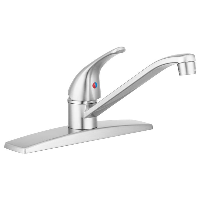 Dura Faucet DF-NMK600-SN Single Lever Kitchen Faucet, Satin Nickel