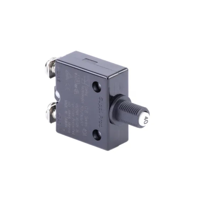 Sierra CB41270 Push Button Circuit Breaker, 40 Amp, White