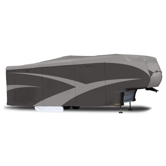 ADCO 52255 5TH Wheel & Toy Haulers Designer Series SFS AquaShed Cover, Gray