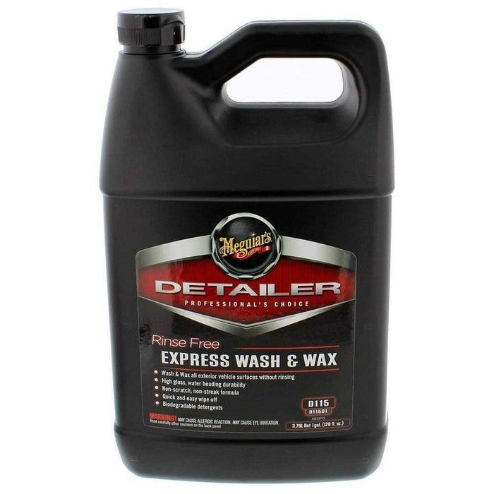Meguiars D11501 Meguiar's Rinse Free Express Wash & Wax, 1 Gal.
