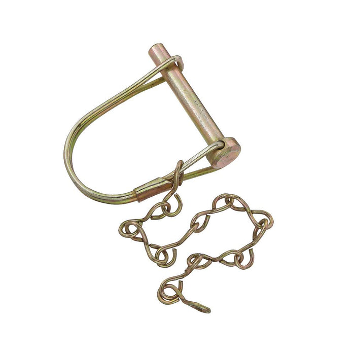 RV Designer H420 Coupler Safety Lock Pin w/Chain, 1/4" x 1-3/8"