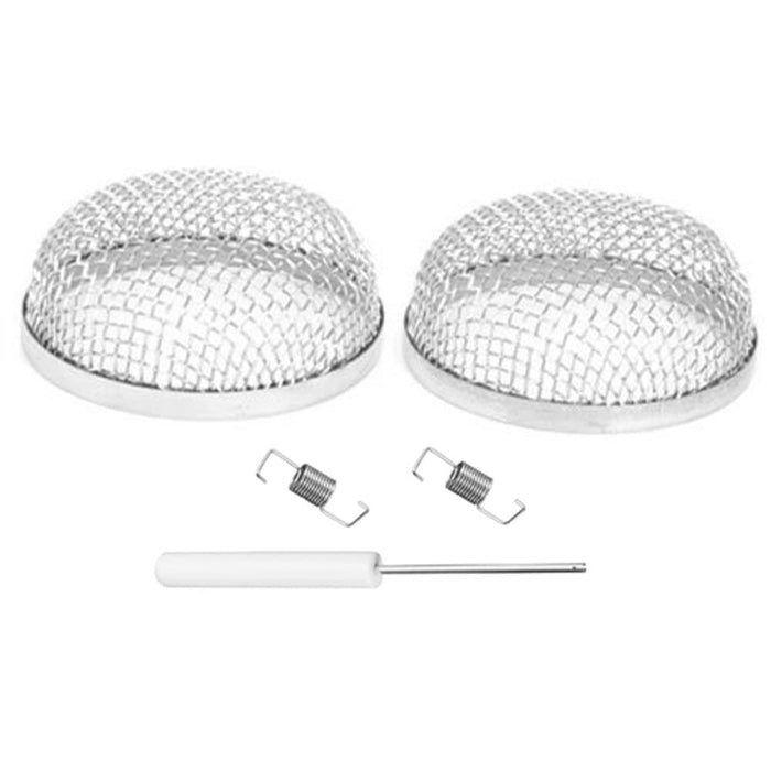 JR Products 06-30155 Mud Dauber Screens, (2) Screens 2-7/8" D x 1-5/16" H