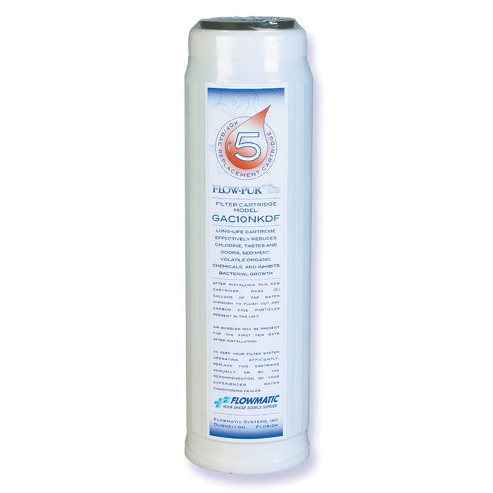 Flow-Pur GAC10N/KDF-RV RV Water Filter Cartridge for Ultimate System