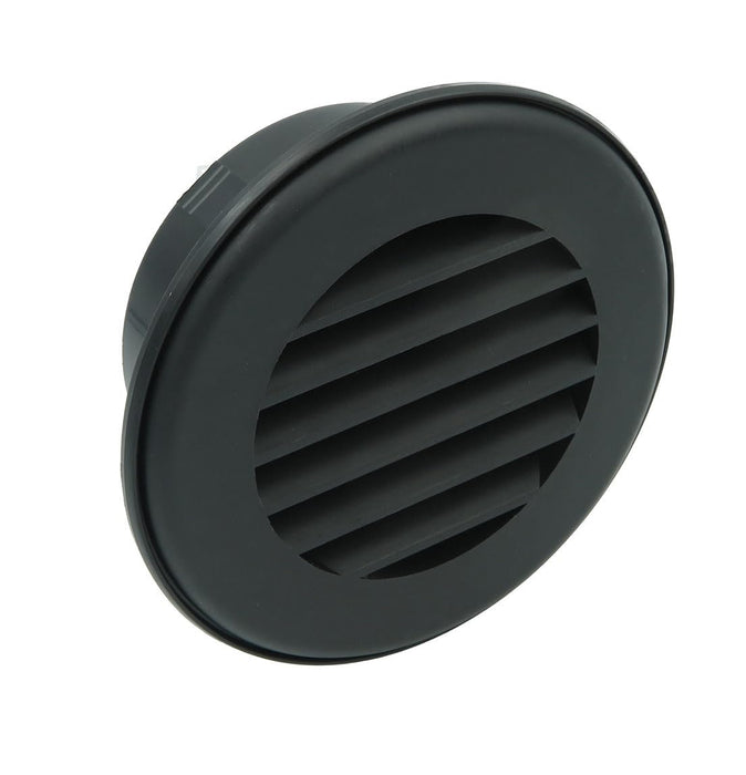B&B Molders 94265 Thermovent Ducted Vent, 4" w/o Damper, Black