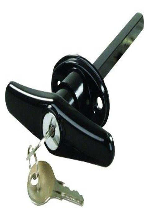 JR Products 10985 Black Locking T-Handle for Truck Caps, Bed Covers & Tool Boxes