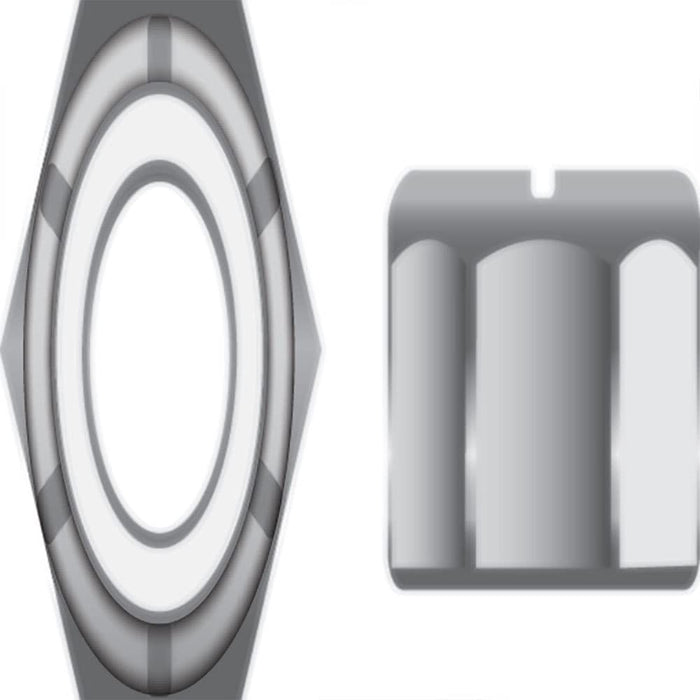Seachoice MP1337SC Stainless Steel Nylon Insert Locknut, 3/8"-16